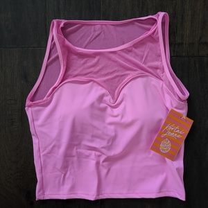 Kortni Jeane Netted Sweetheart Top